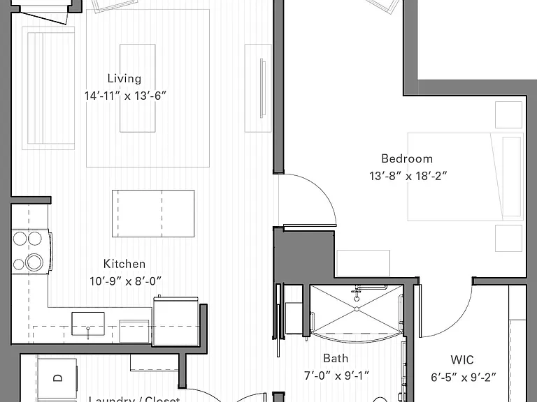 Rice A floor plan Irvine Exchange