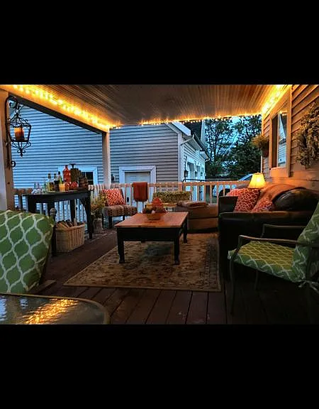 Back deck.