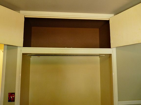 Bedroom #2 closet storage