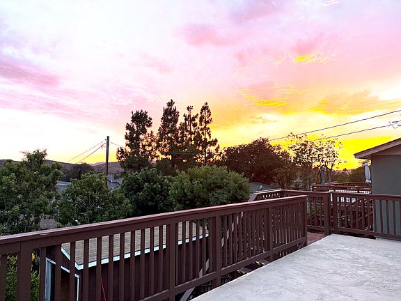 Sunset from back upper patio