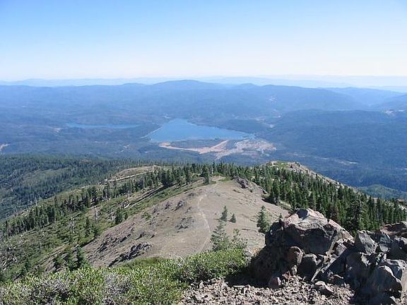 View of Lake Pillsbury. 