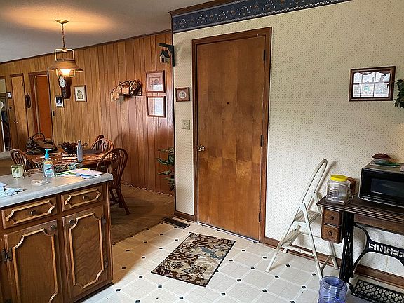 Kitchen and backdoor