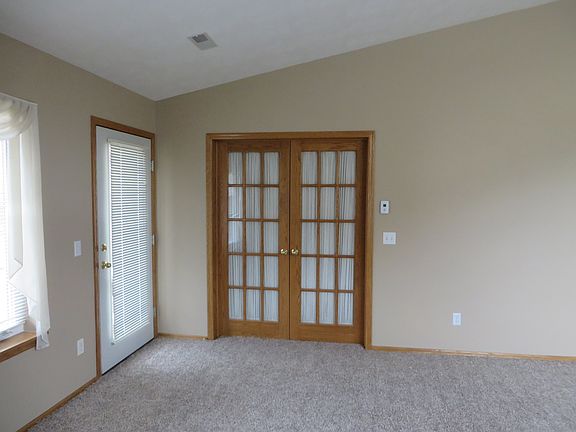 french door to bedroom