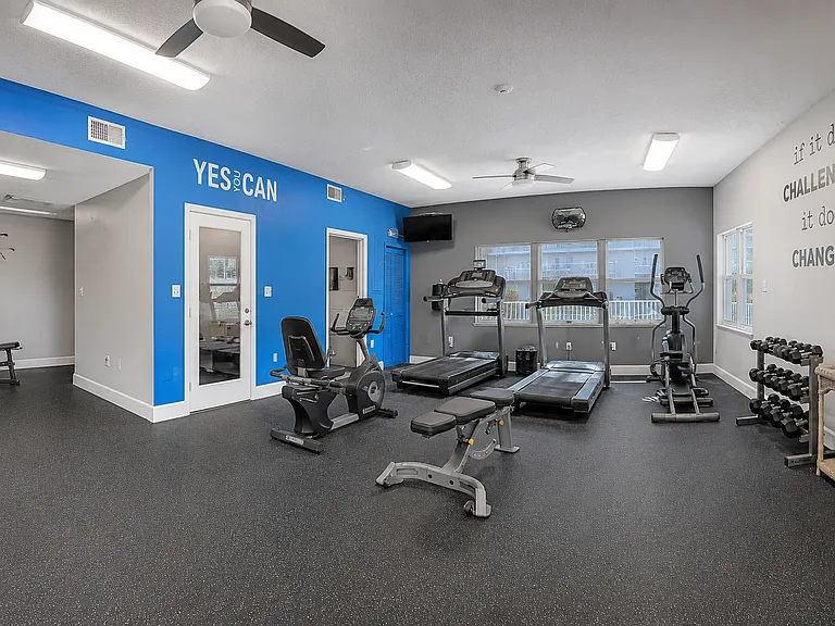 Fitness center in the community at no additional cost