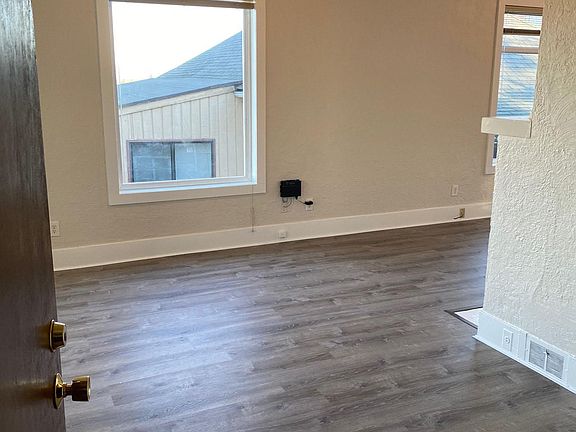 View through front door.