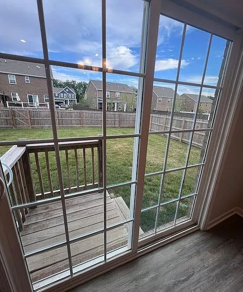 Backyard fully Fenced