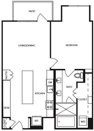 Floor plan A3B