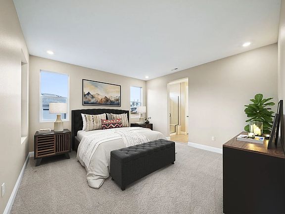 Primary Bedroom Virtually Staged