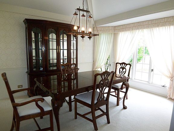 Separate Dining Room with bay window.