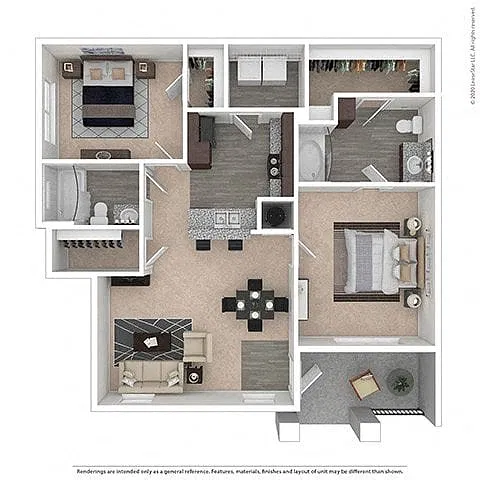 Floor plan 2D - 2E