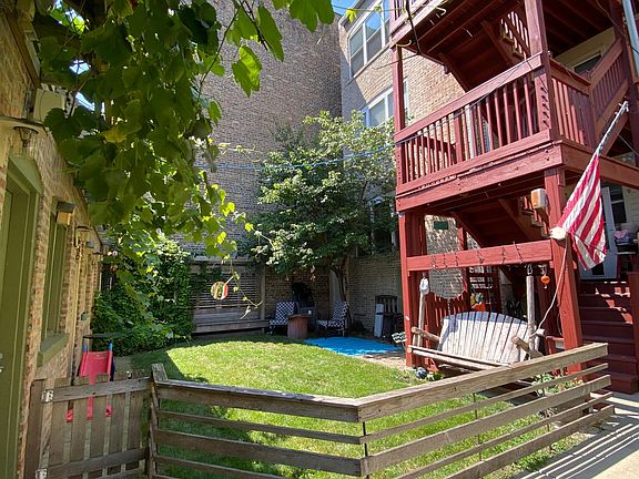 Large, private, secured backyard
