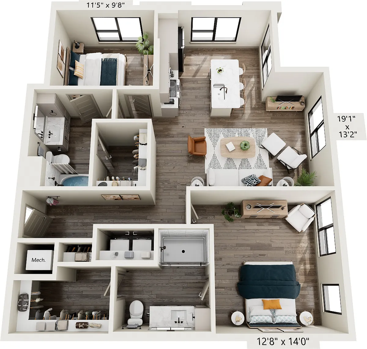 Floor plan B25