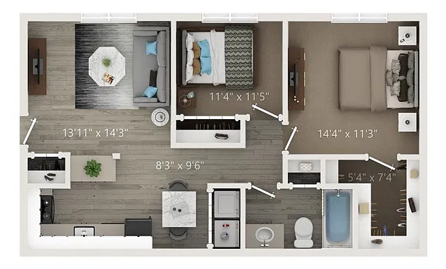 Floor plan B1