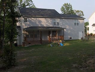 Rear of home