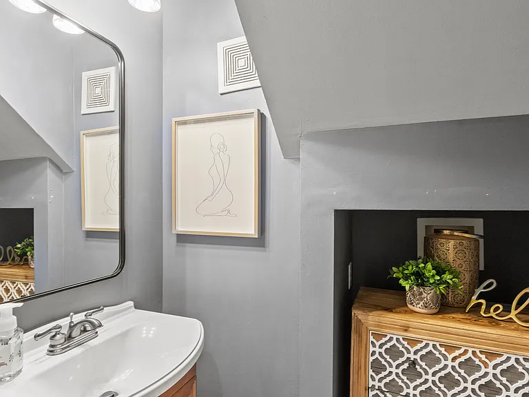 Half bath on lower level!