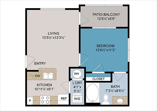 Floor plan Barker