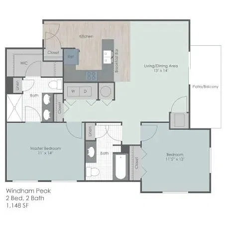 Floor plan Windham Peak