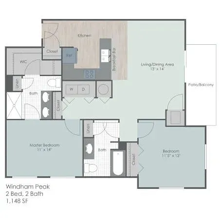 Floor plan Windham Peak