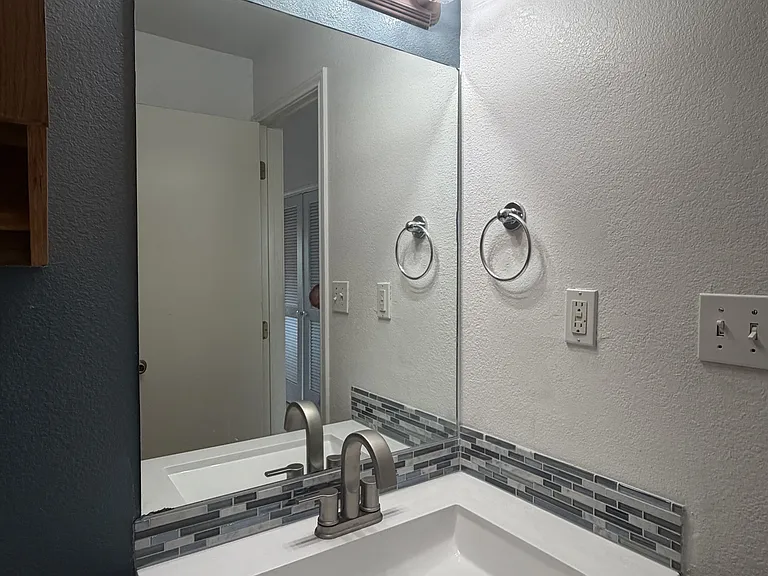 Hallway bathroom.