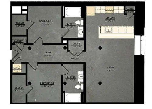 Floor plan THE BREWERY B3