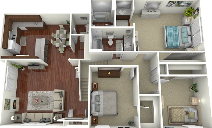 Plan A Floorplan Diagram