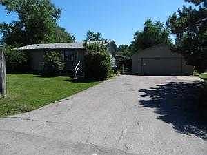 Front view with garage