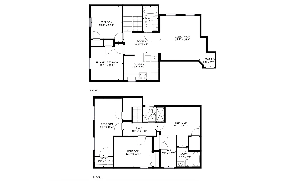 Floor plan 5 Bedrooms