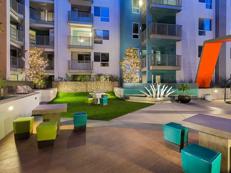 Outdoor courtyard