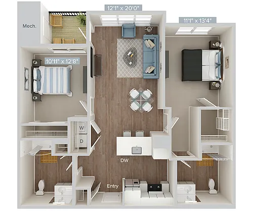 Floor plan BM2-HP
