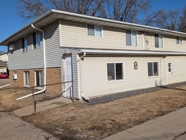 Rear view of building.