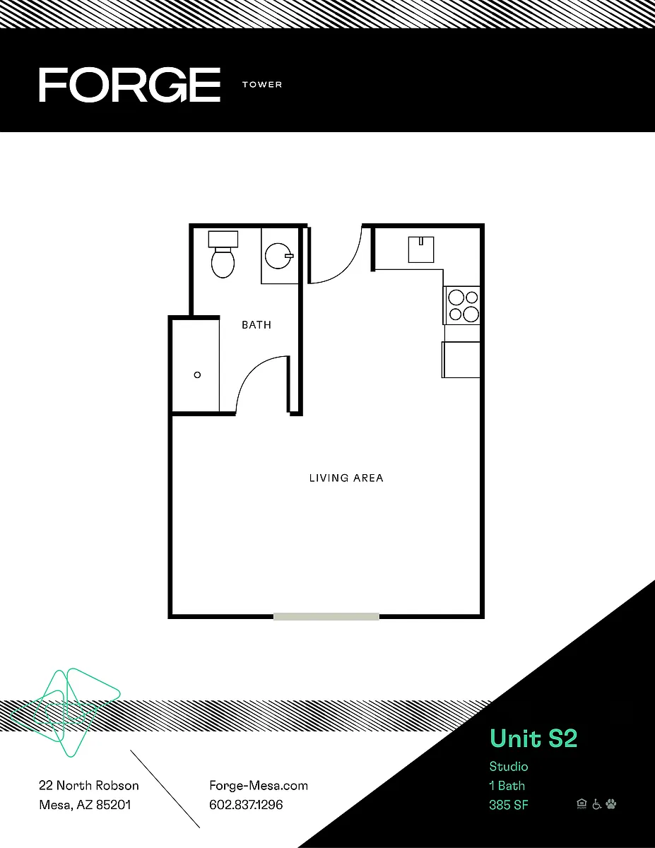 Floor plan Studio