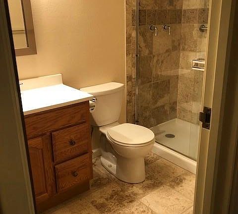 Updated Bathroom With New Tile Shower