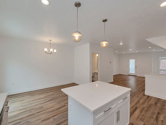 2nd level: Kitchen, dinning, living room and half bath