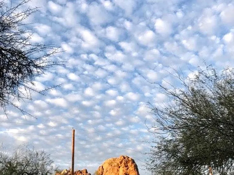 Butte in Papago Park 30 seconds away!