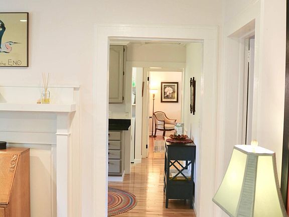 View from front door down the hallway.