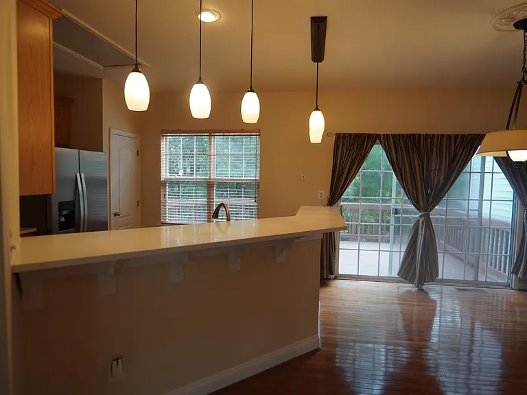 Kitchen and eat-in area