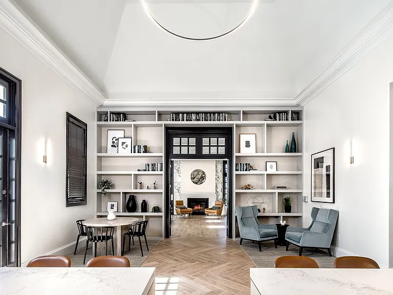 Leasing office and resident lounge