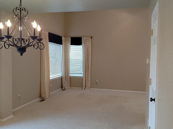 Living room and dining room