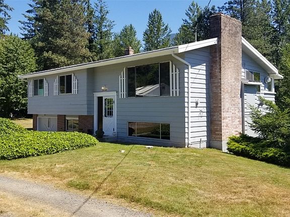 Side view of home as seen from May Creek Rd.