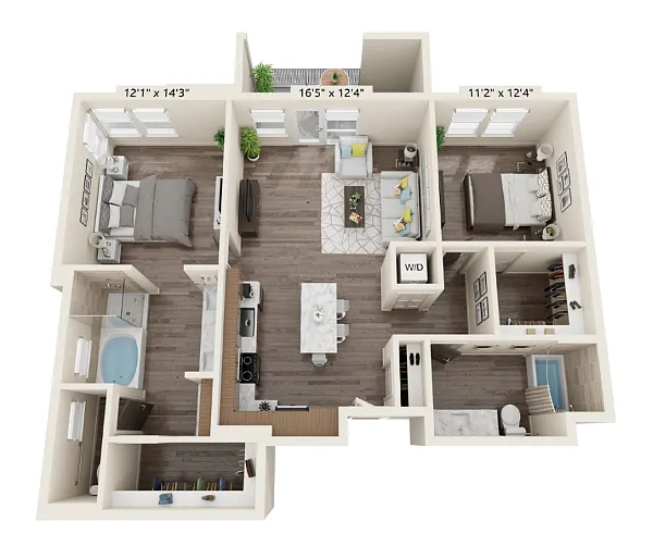 Floor plan B2E