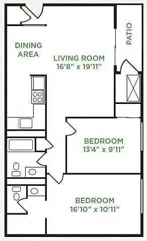 Floor plan The Maple - B1R Renovated