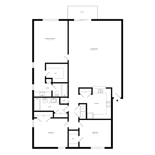 Floor plan The Tranquility