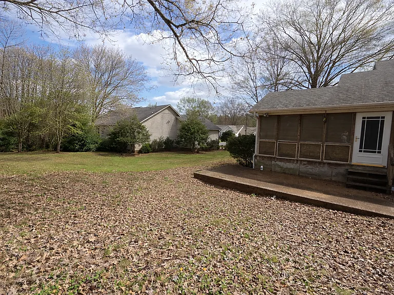 Exterior, backyard