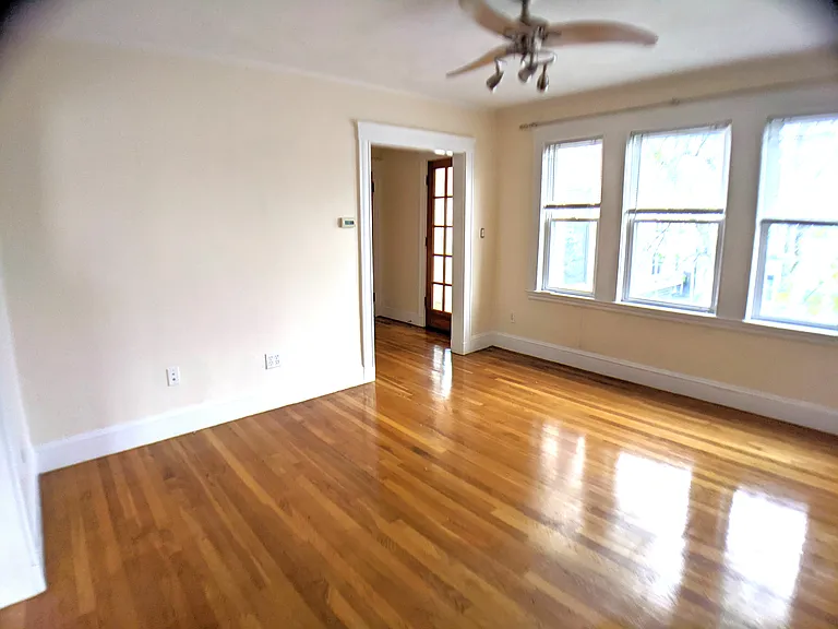 Living Room with Ceiling Fan