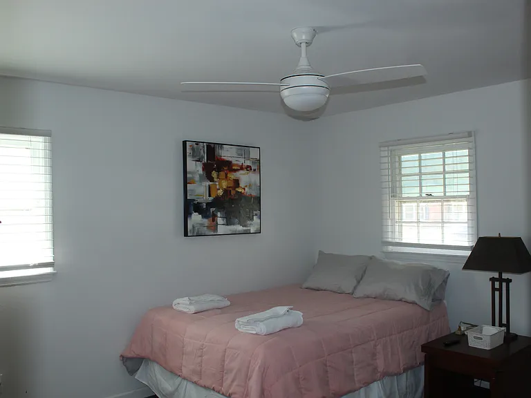 main bedroom with shower