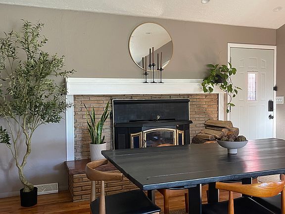 Entry way and dining room
