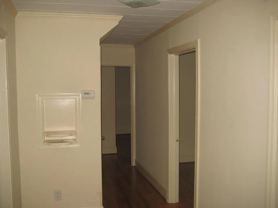 Hall with phone nook