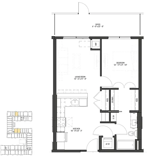 Floor plan Amherst - A2