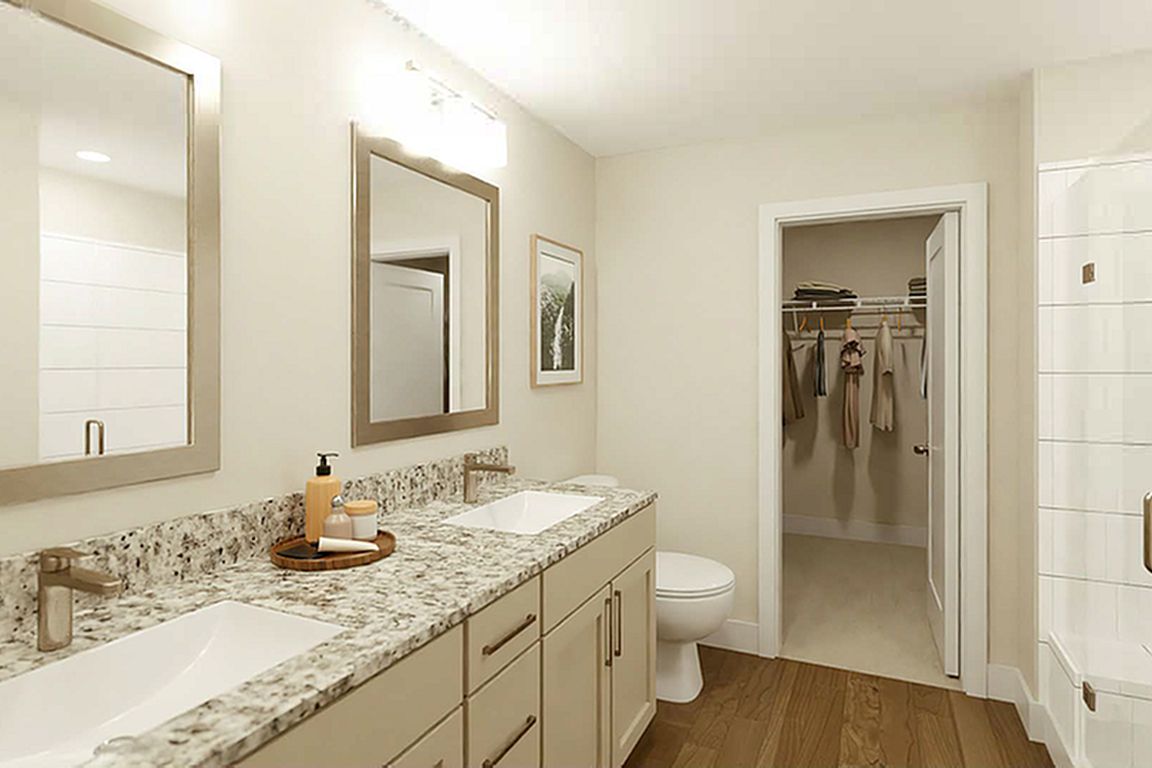 Apartment Bathroom with Shower