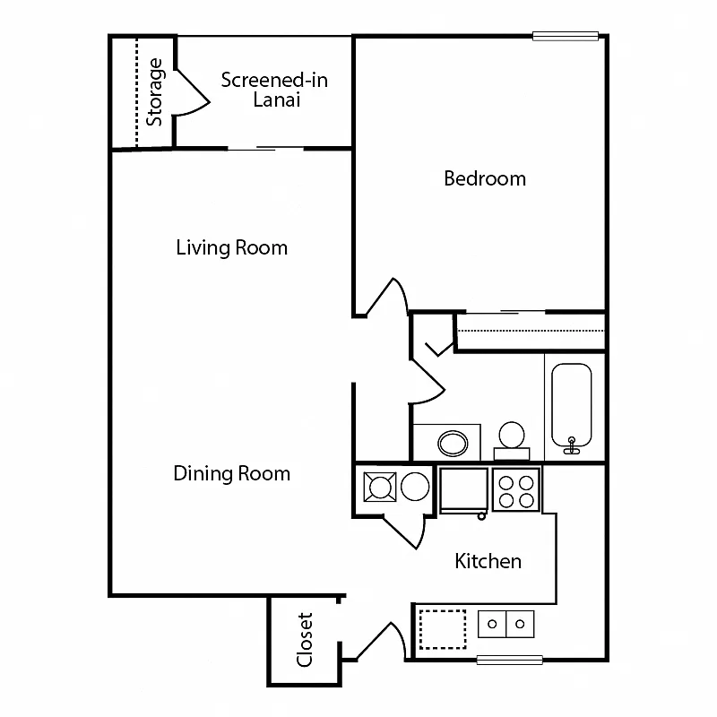 Floor plan Islander